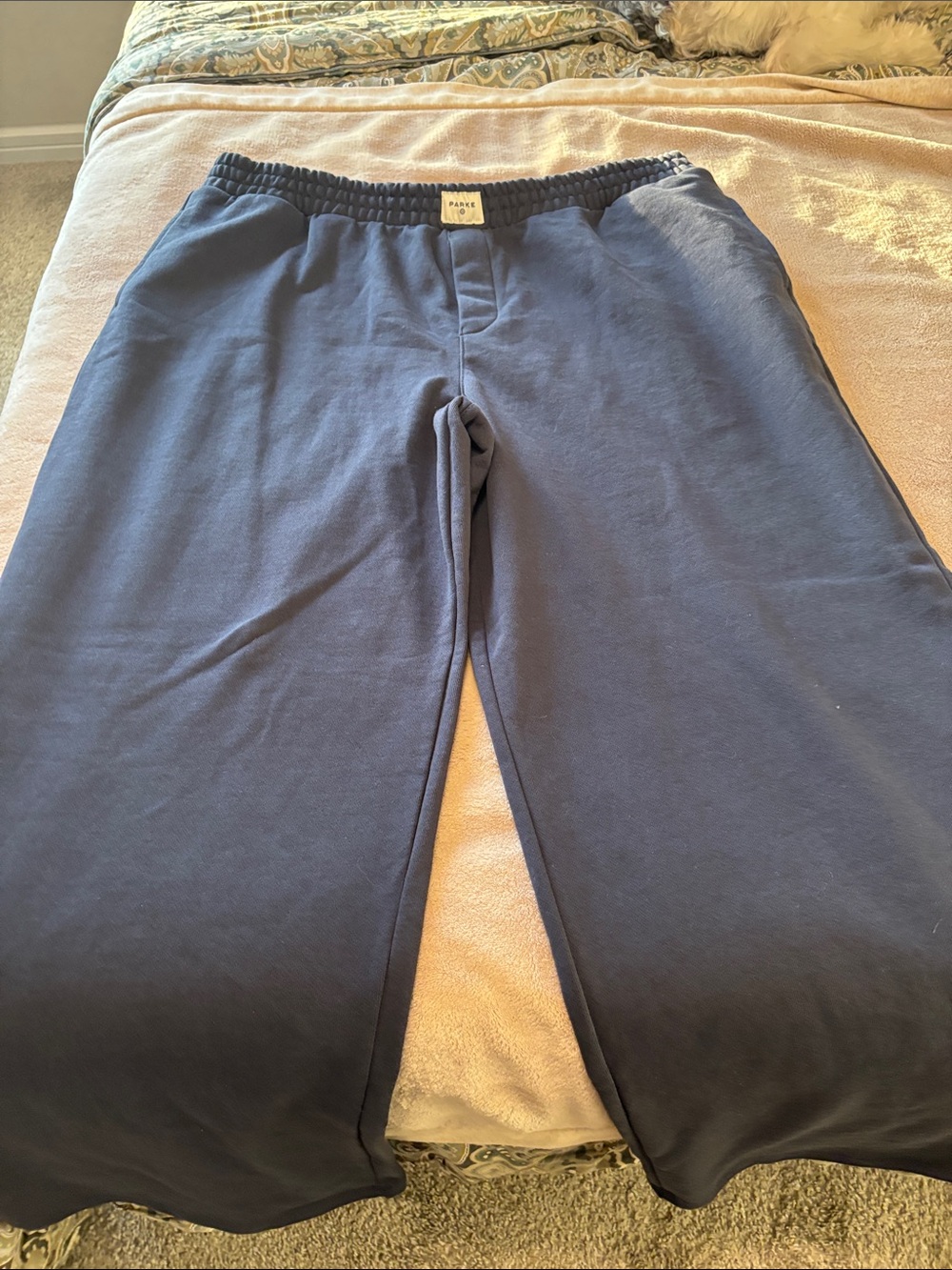 Parke Womens Navy Pull-On Sweatpants